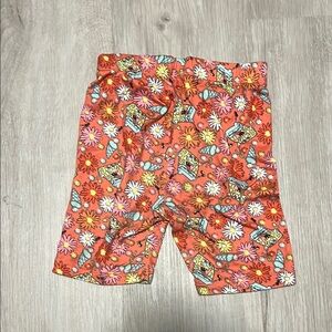 Floral SpongeBob Kids Shorts